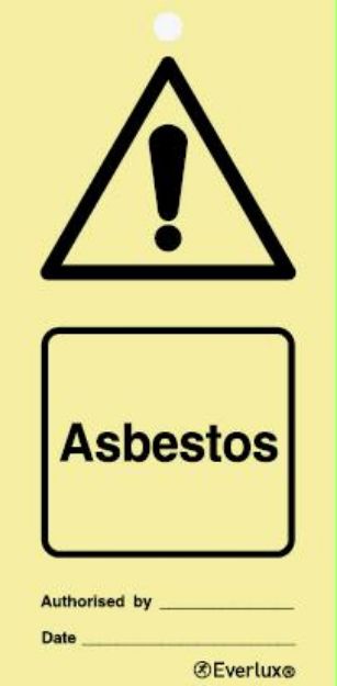 Temporary tie tags, Warning, symbol with compl. te